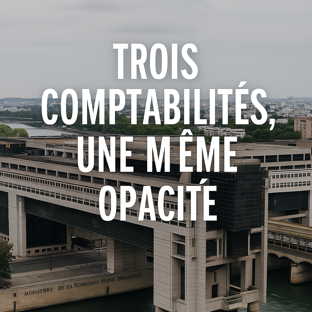 Bercy, capitale du brouillard comptable. Derrière les chiffres, l’État tient trois comptabilités — toutes légales, aucune totalement lisible.